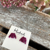 Sweater Studs in Plum