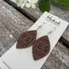 Football Clay Earrings - with/without Customization - Small or Medium