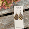 Harvest Buffalo Check Cork Teardrops - Small