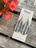 Seaside Stripe Birch Teardrops - Medium