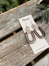 Looped Wooden Arcs - Size Medium - Tonal Greige