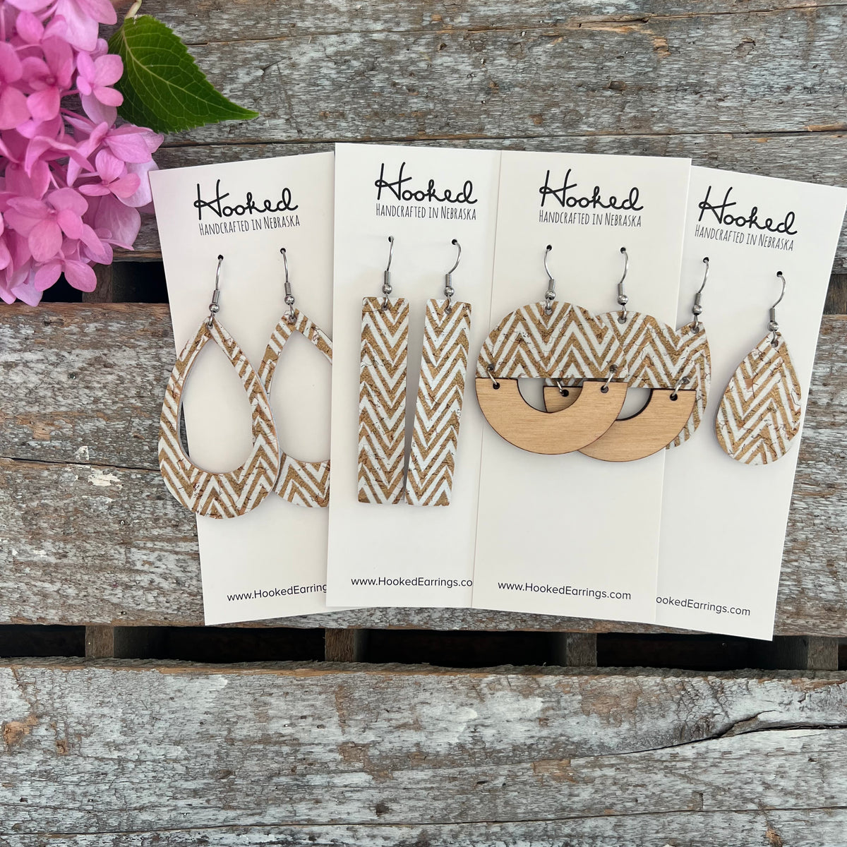 Gilded Goddess Half Hoops