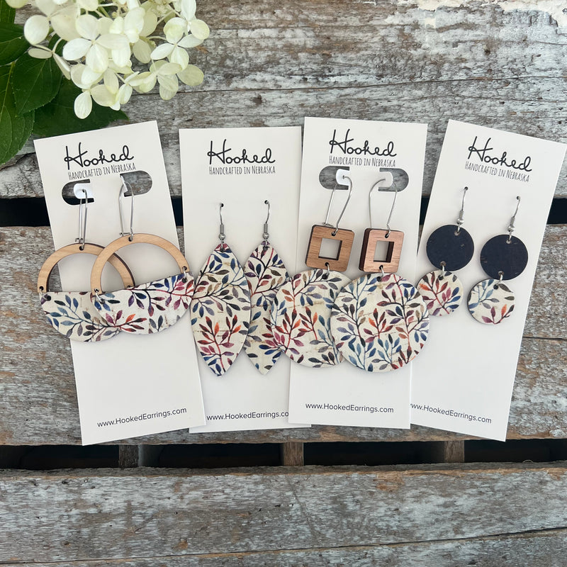 Fall Foliage Half Hoops
