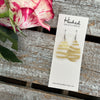 Clearly Wild Gold Pool Earrings - Small