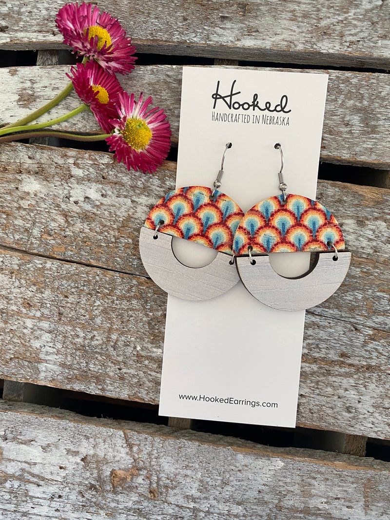 Rainbow Arch Half Hoops
