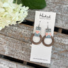 Blue Agave Aztec Looped Wooden Hoops