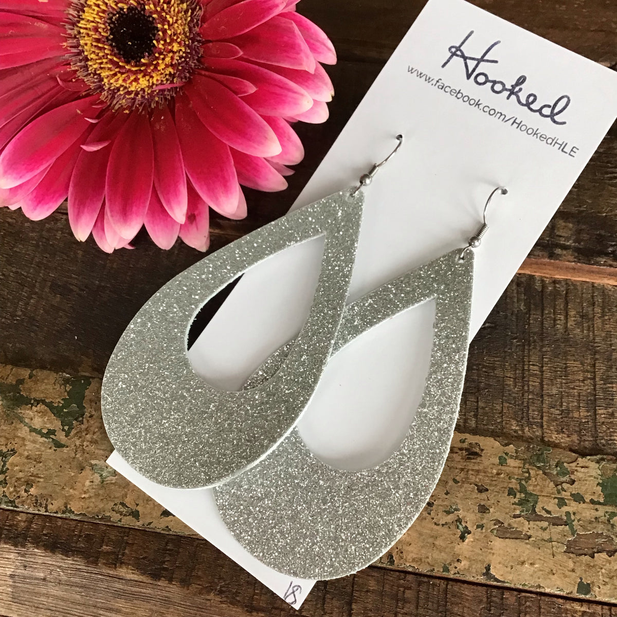 Silver Glitter Cutouts - XL