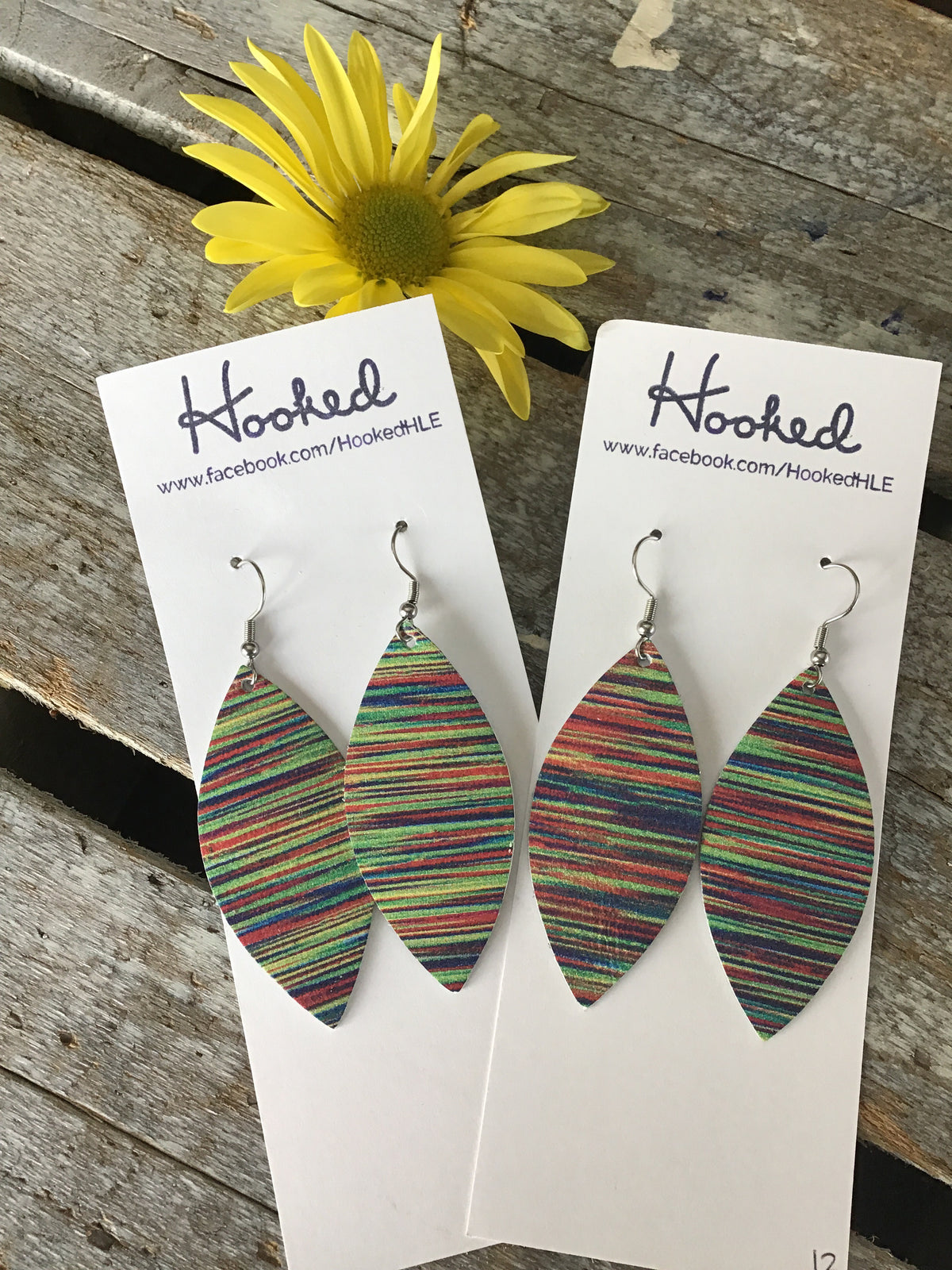 Rainbow Brights Striped Petals - Medium