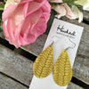 Lemon Braided Teardrops - Medium